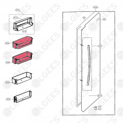 Botellero intermedia refrigerador MAN62731801