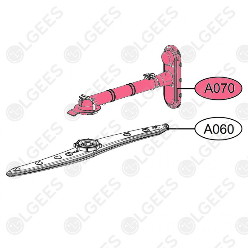 Brazo extensor aspa dispersor AEC73278001