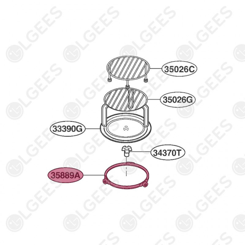 Soporte circular para plato 5889W2A015Y